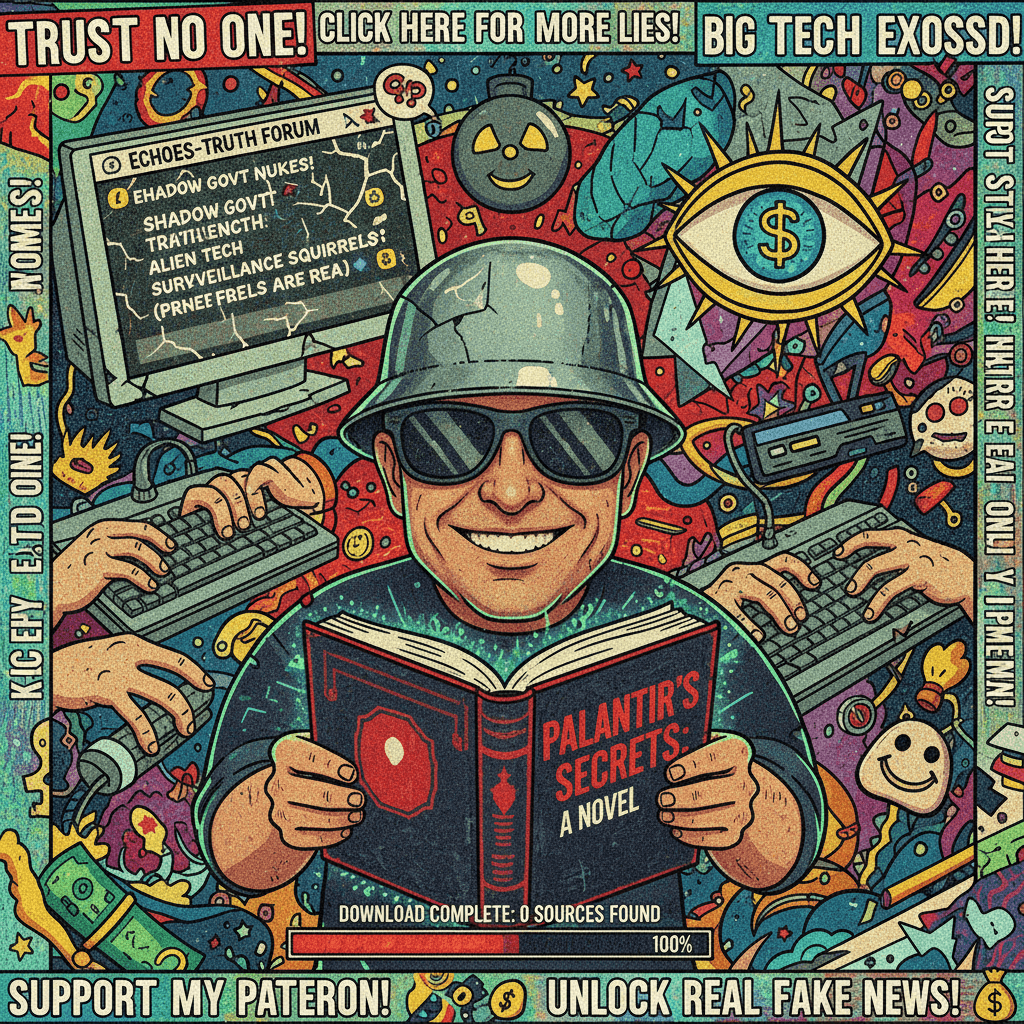 Kim Dotcom drops the ultimate fanfic: Palantir hacked, elite surveillance, nuke weapons—zero sources