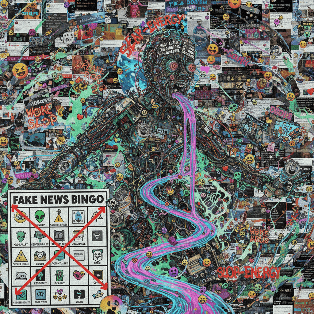 AI trained on conspiracy forums and energy drinks having a stroke