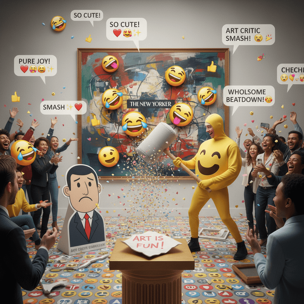 The New Yorker gets absolutely demolished by emoji guy