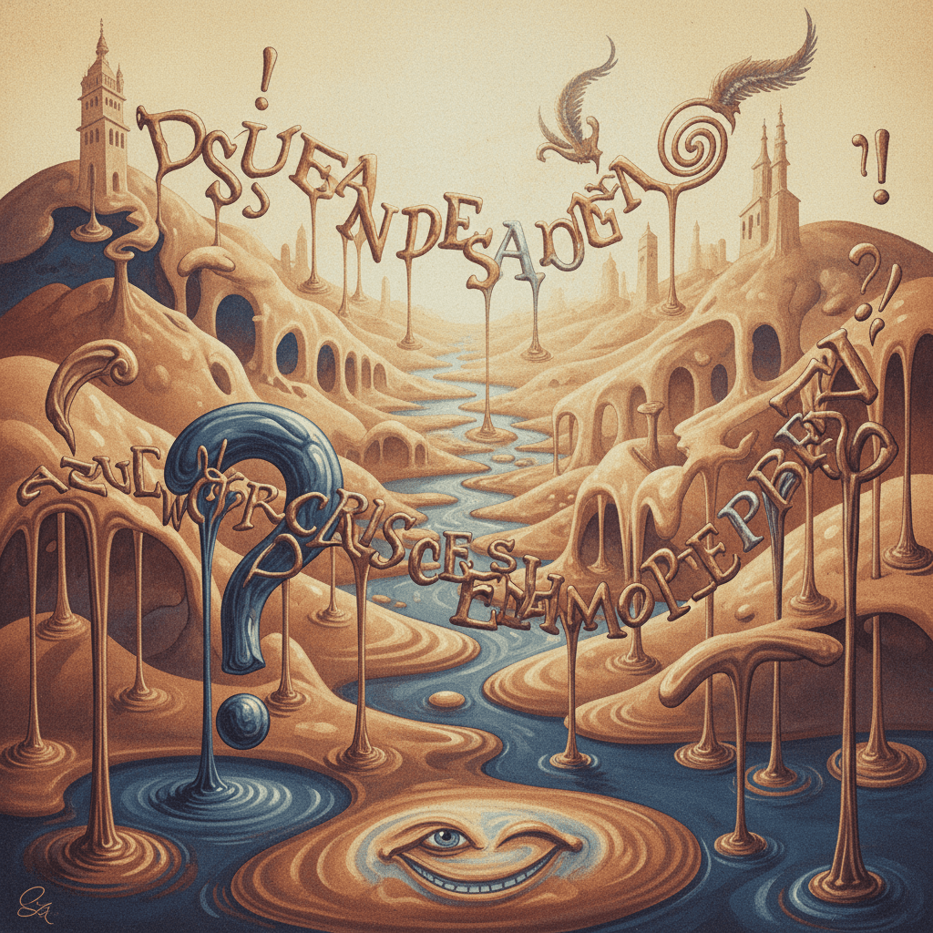 andalusian fever dream where geography melts and grammar takes a sick day