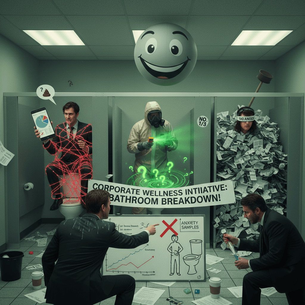 1/3 of workers too anxious to shit at work, survey confirms