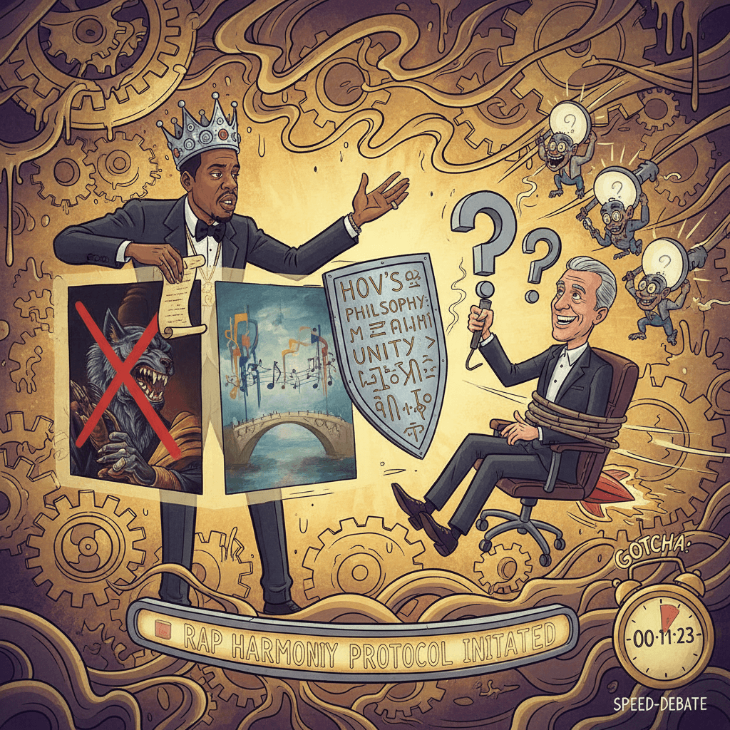 Jay-Z speedruns Letterman into understanding why he won't slander rappers