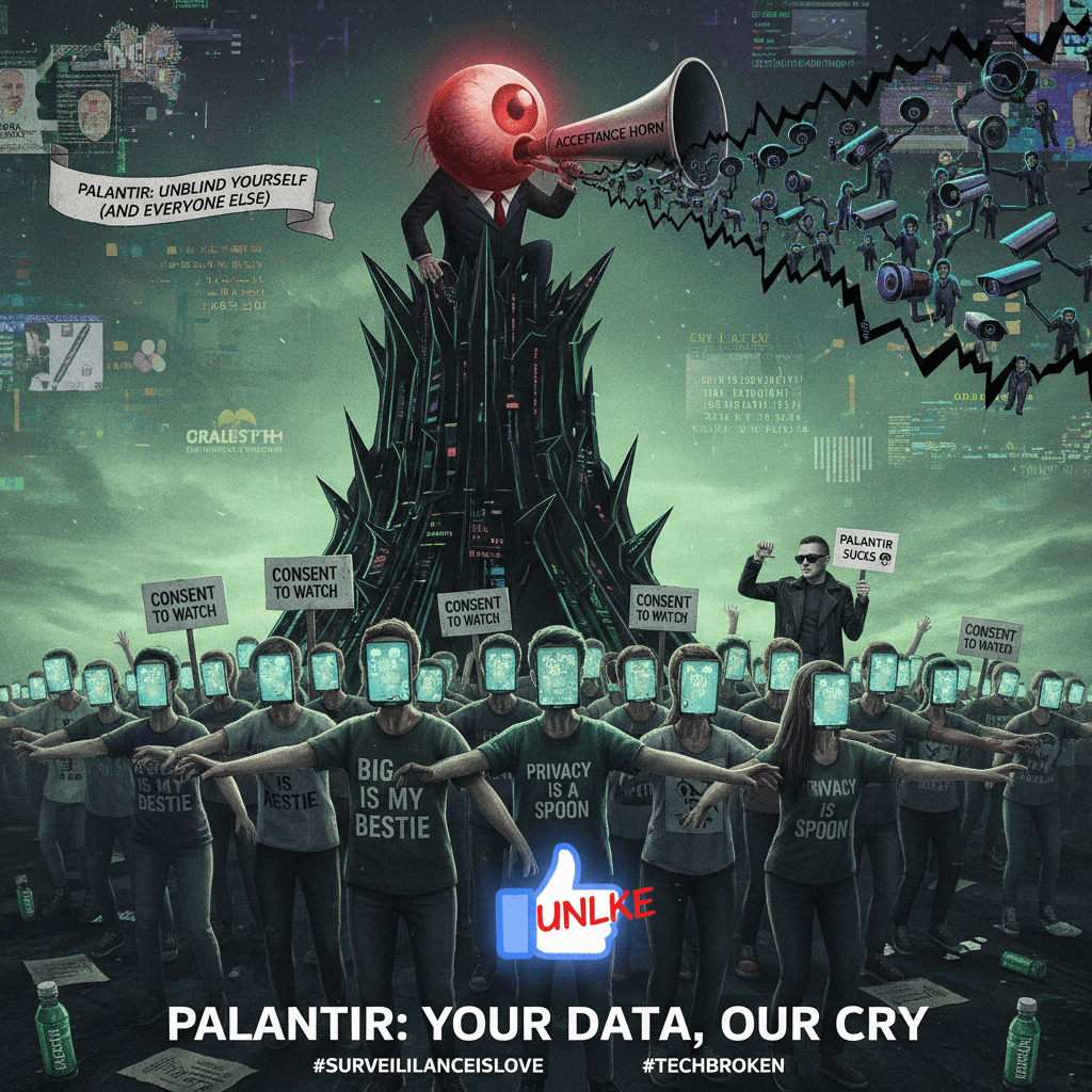 Palantir's evil cry for surveillance acceptance hits different