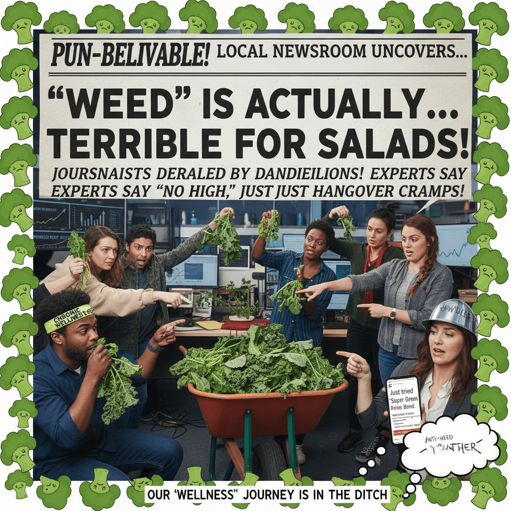 newsroom discovers weed bad, makes worst pun possible