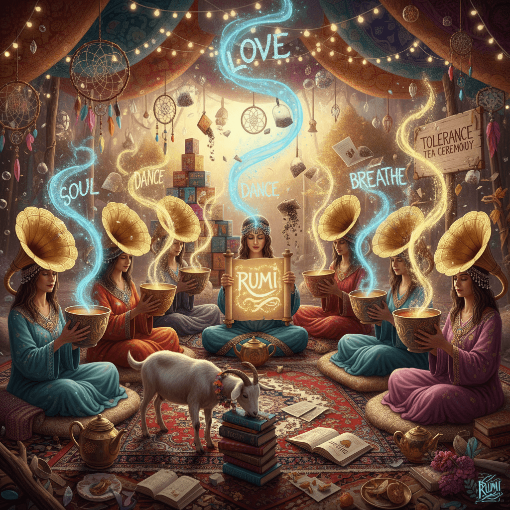 Listening circles: where tolerance meets Rumi quotes over donated tea