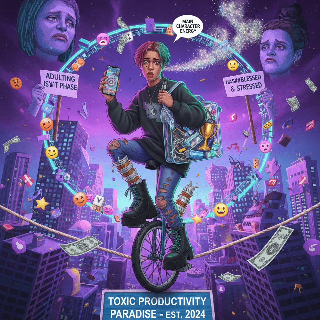 Gen Z's work-life balance looking absolutely unhinged