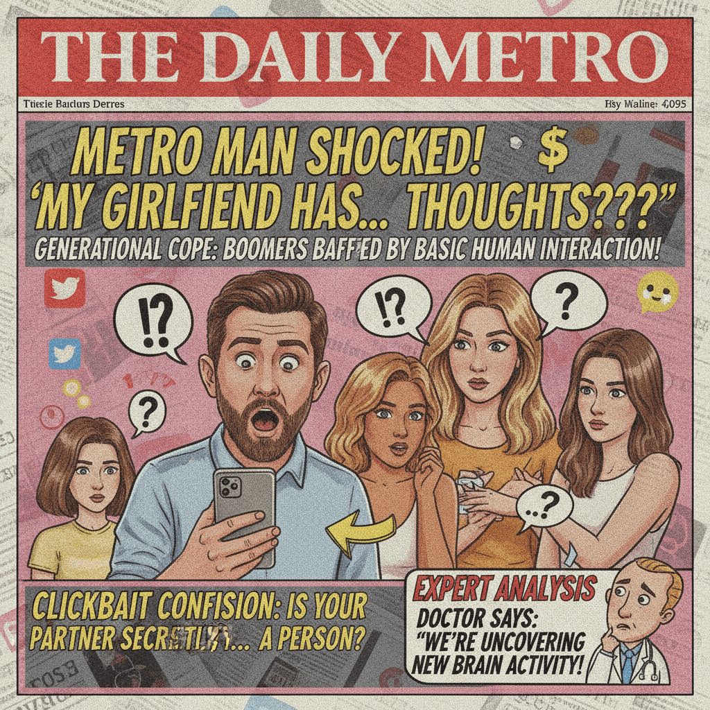 Metro discovers women have opinions, frames it as scandalous tabloid fodder