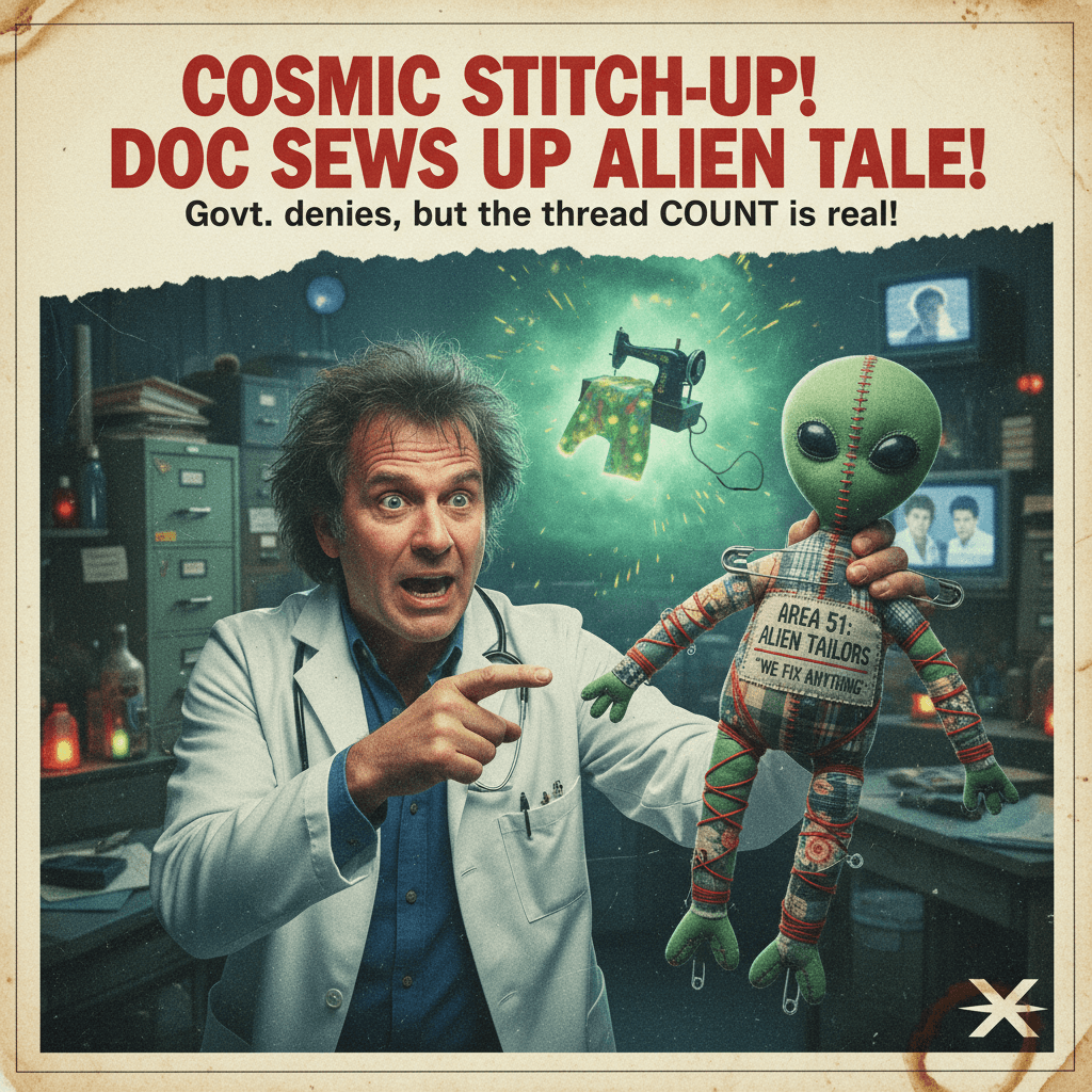 Doctor swears he saw ET with a sewing job in the 90s