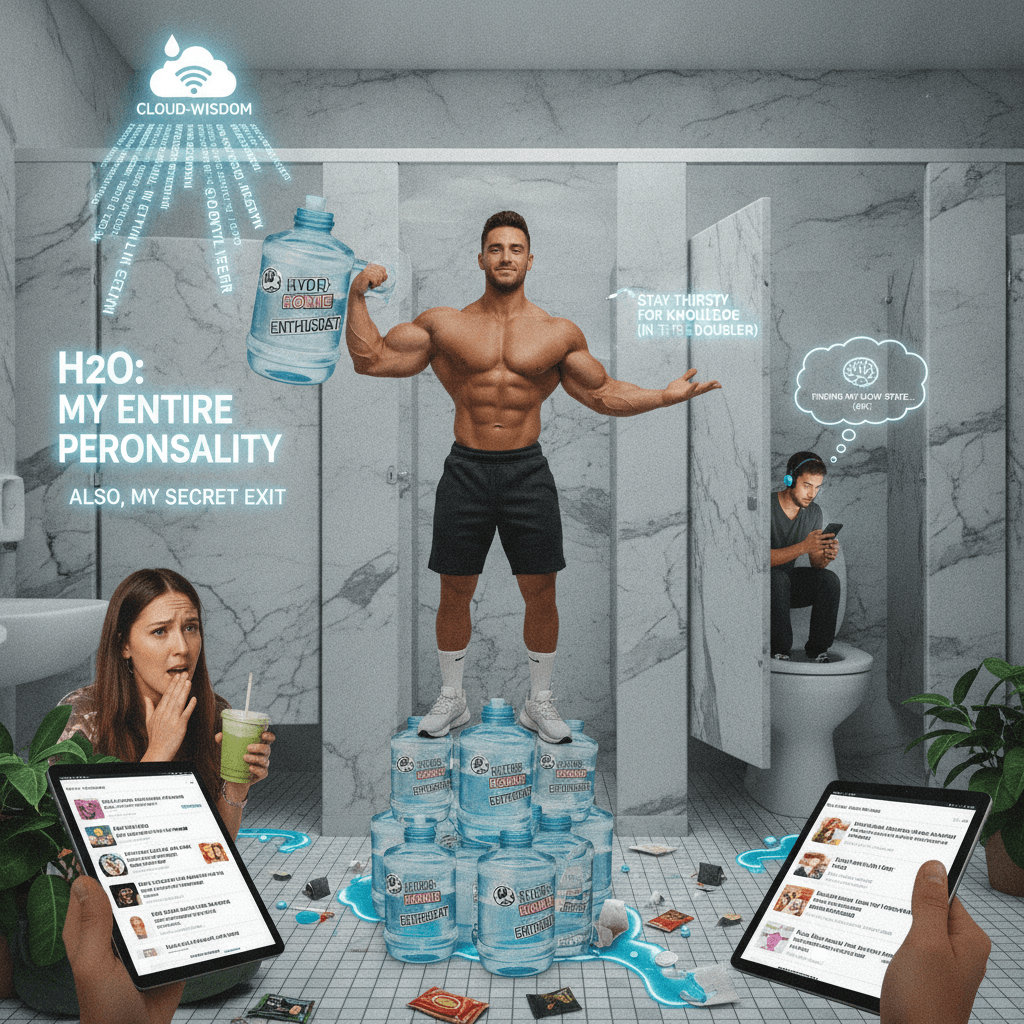 hydration as a personality trait and social escape hatch