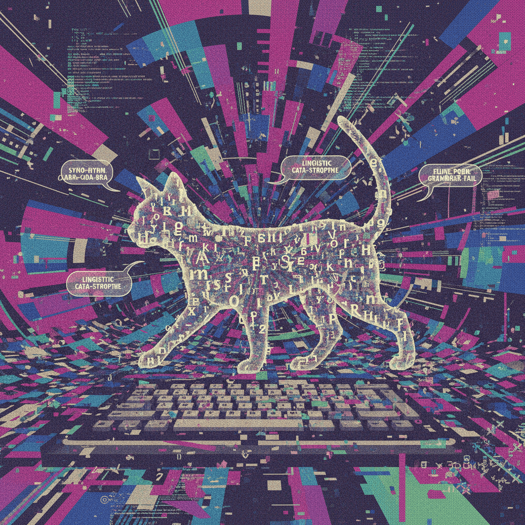 someone let their cat walk across a thesaurus mid-fever dream