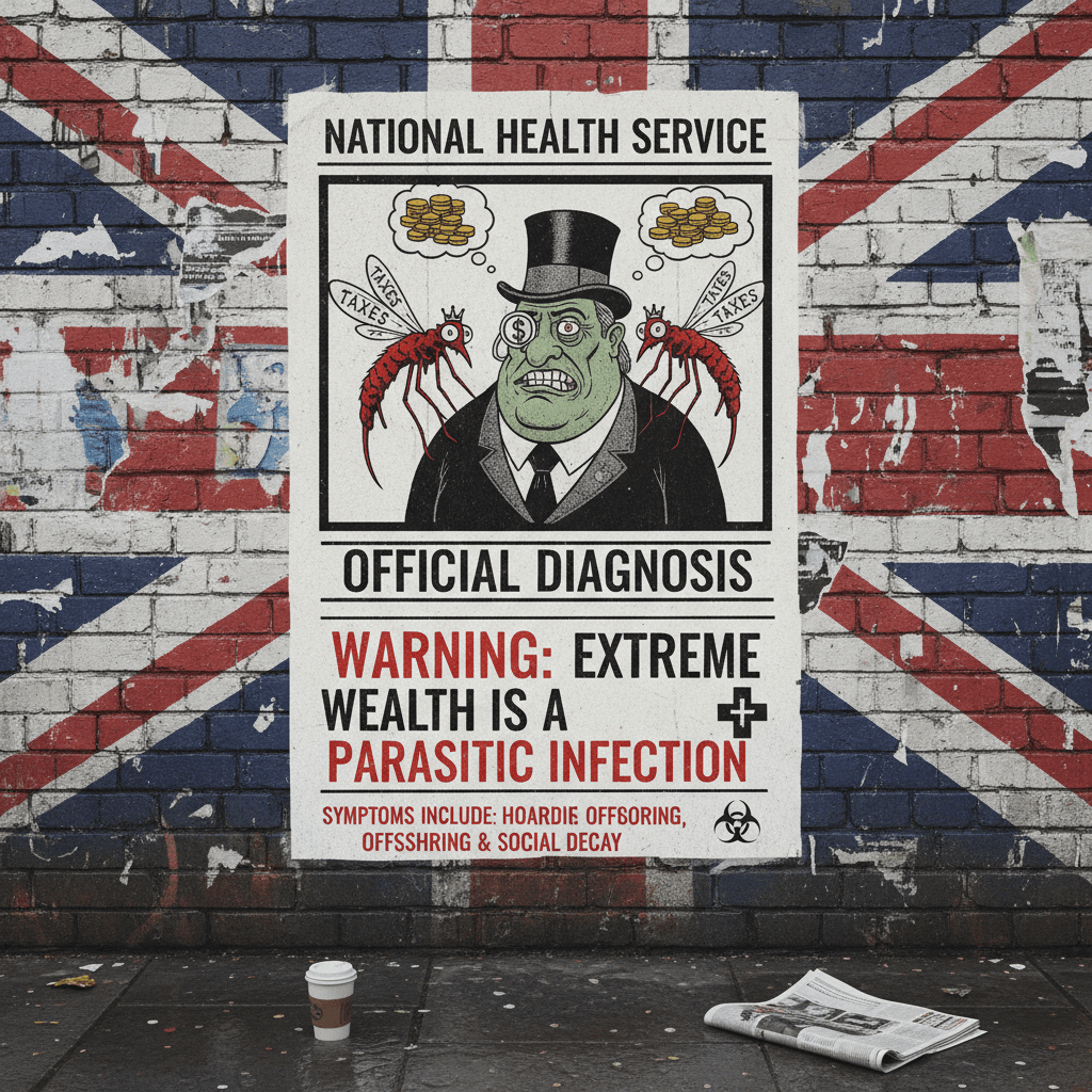 NHS drops hottest political take: billionaires are parasites (official diagnosis)
