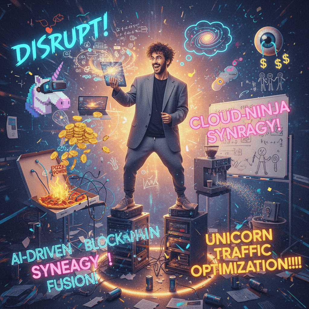 SaaS pitch if it was written by someone mid-psychotic break