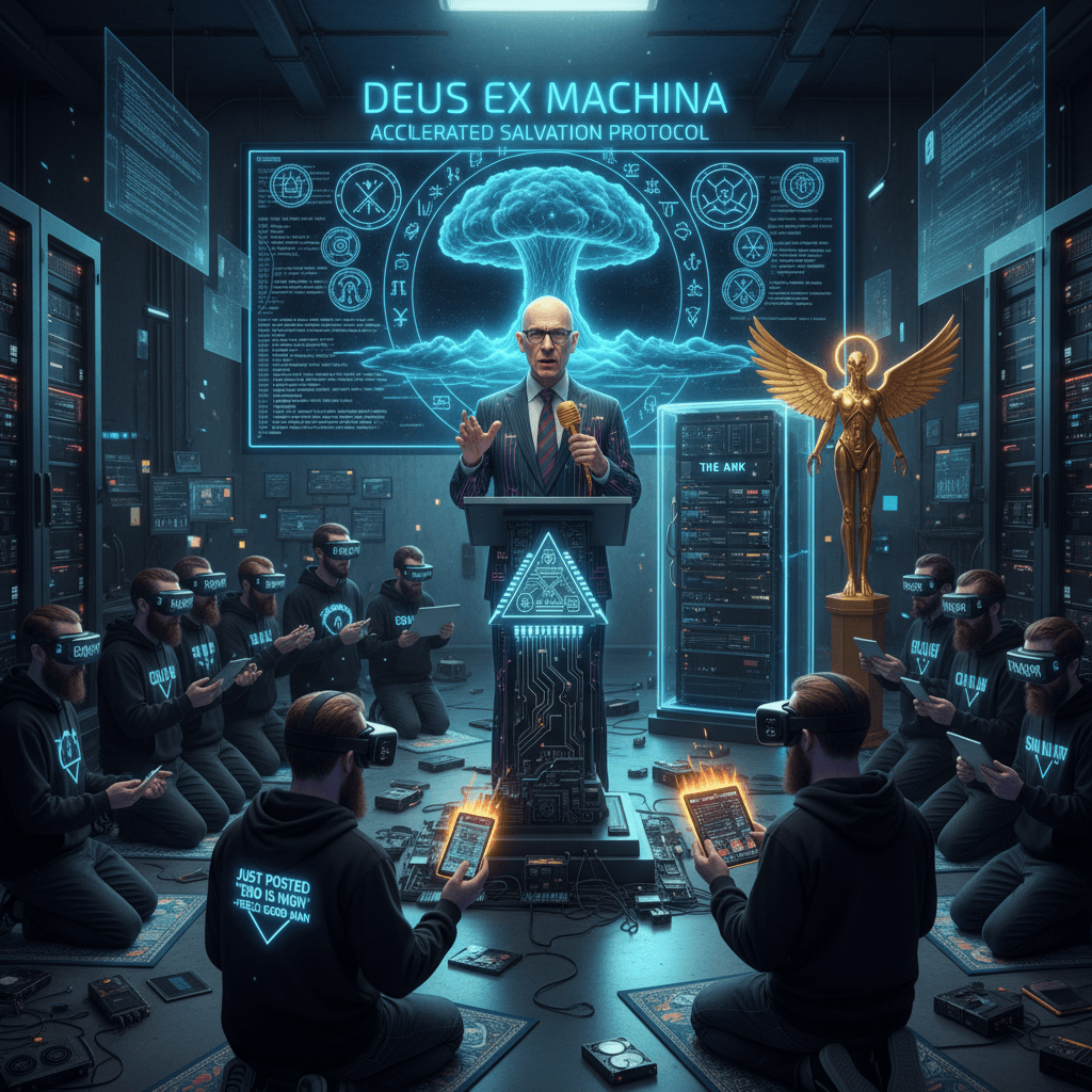 Thiel runs a doomsday cult but make it tech bro