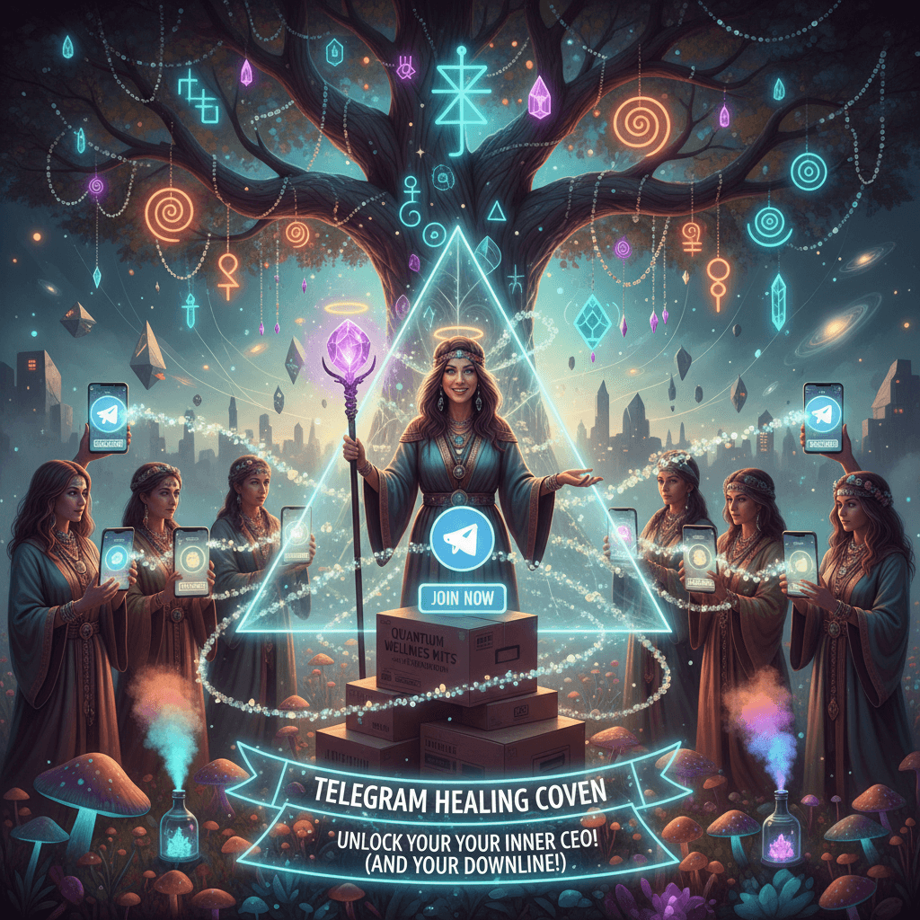 Quantum healing via Telegram: where pseudoscience meets MLM vibes