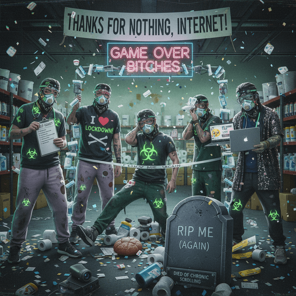pandemic-era freaks speedrunning their own eulogy