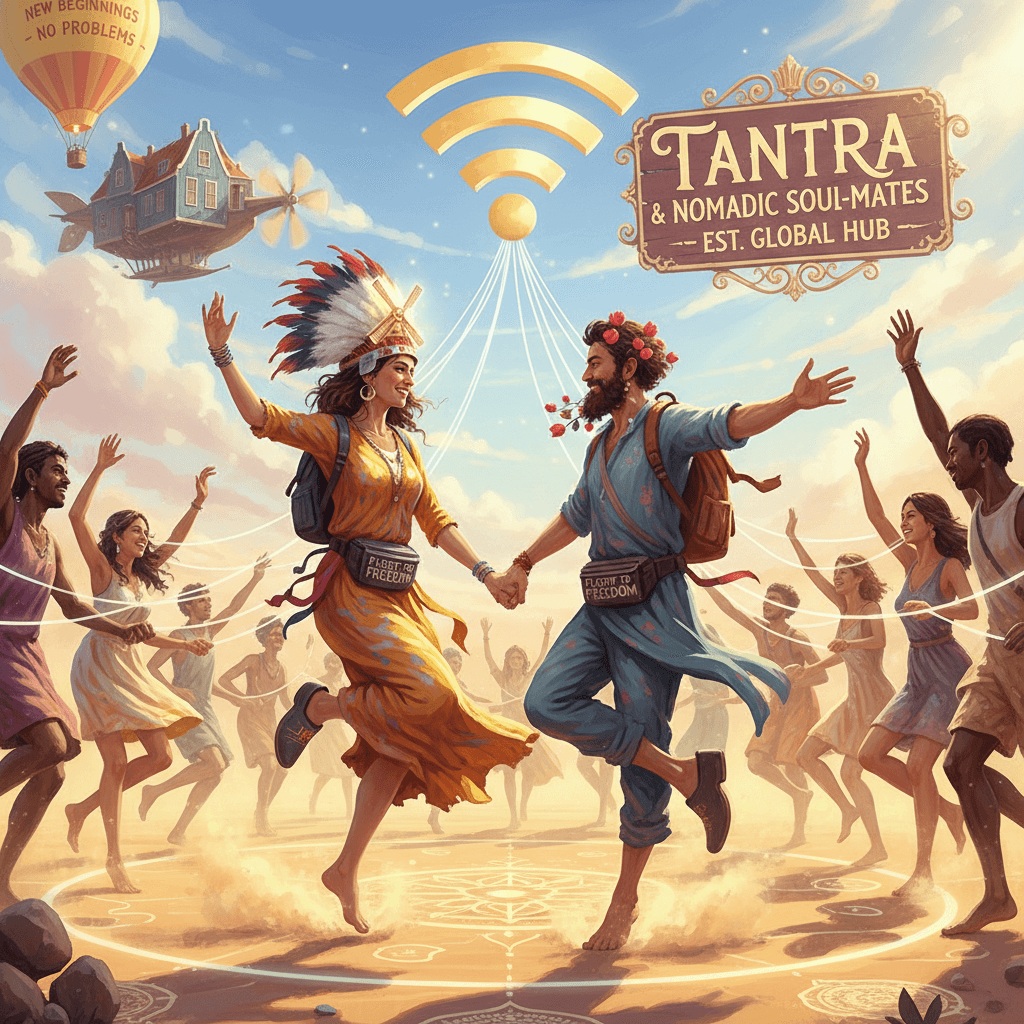 Dutch couple speedrunning relocation via ecstatic dance networking