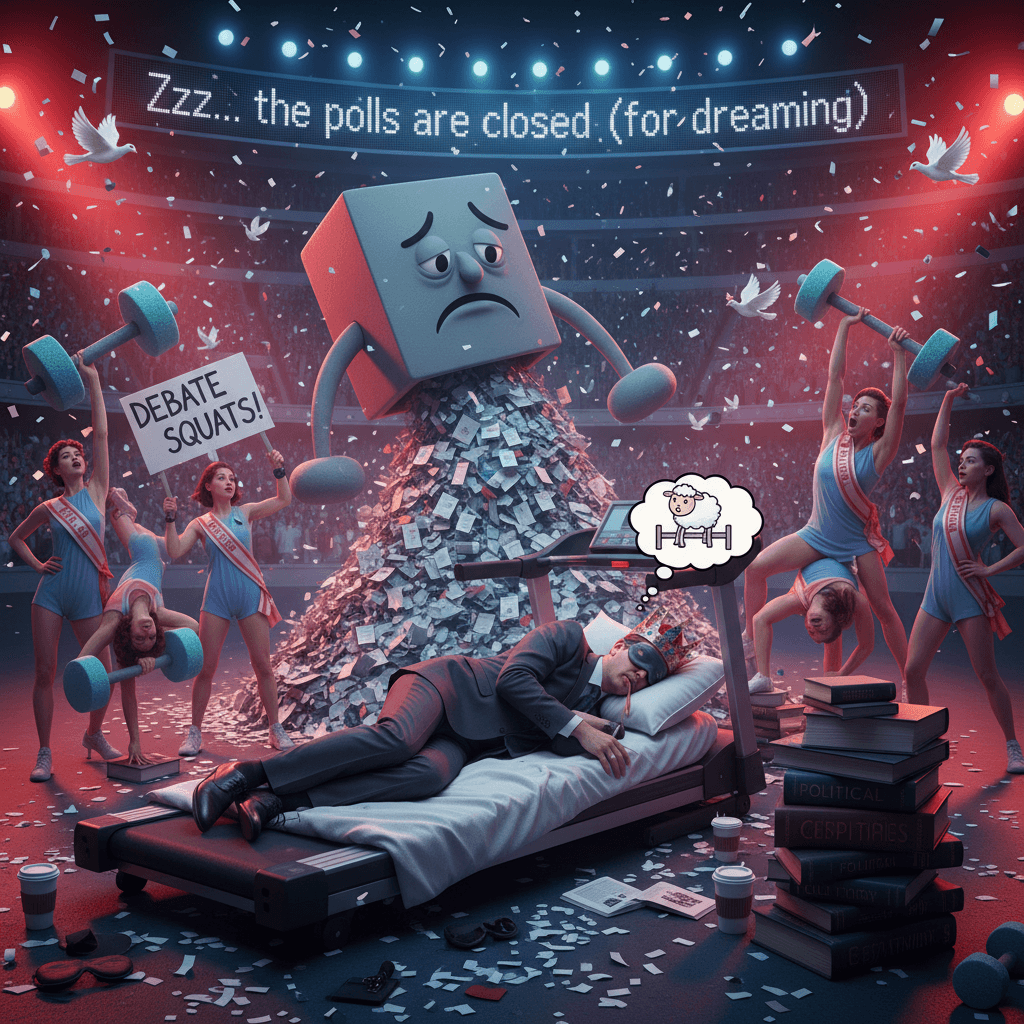 Breaking: man sleeps, democracy dies (very normal)