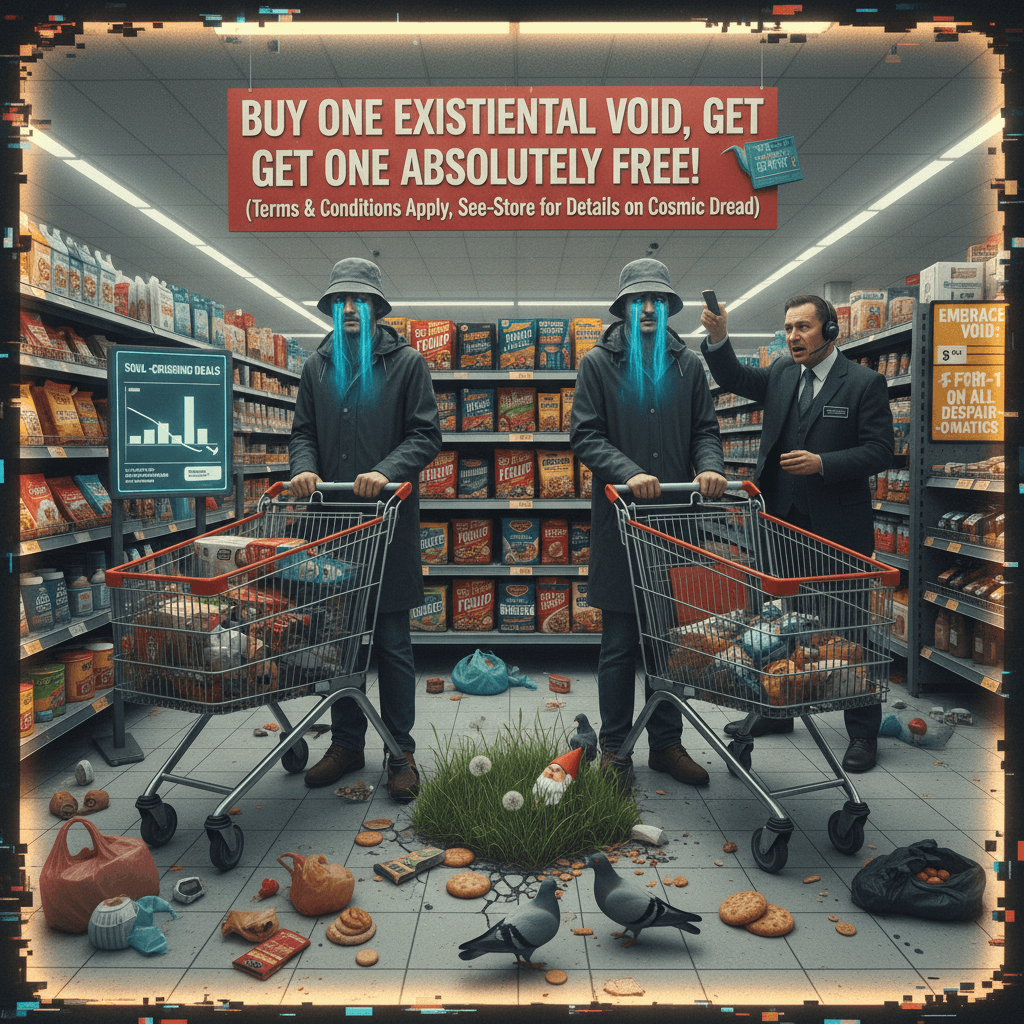 buy-one-get-one-free existential crisis disguised as grocery promo