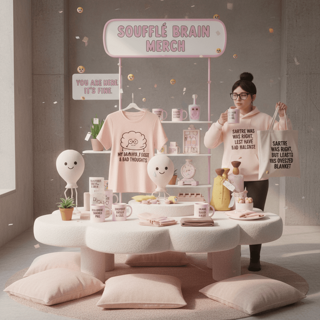 depression merch for people who think self-aware suffering is a personality