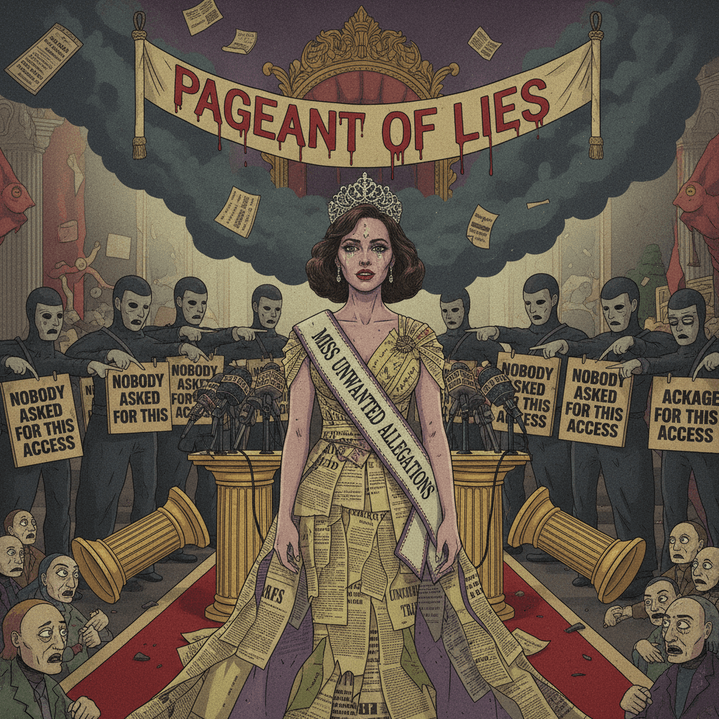 backstage pass nobody asked for, allegations nobody wanted