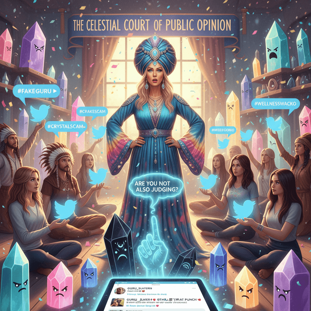 When your crystals judge your judging of other spiritualists