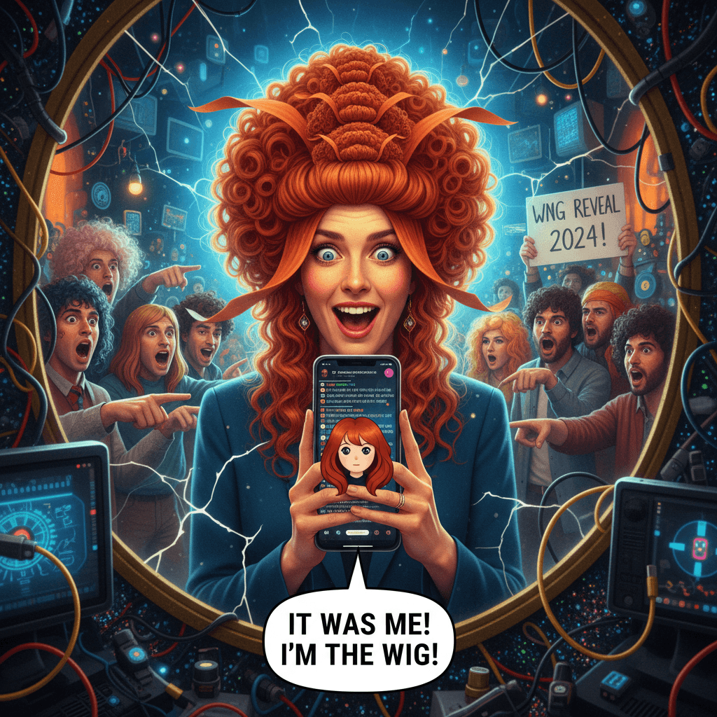 Woman discovers she's been the wig all along, tells everyone