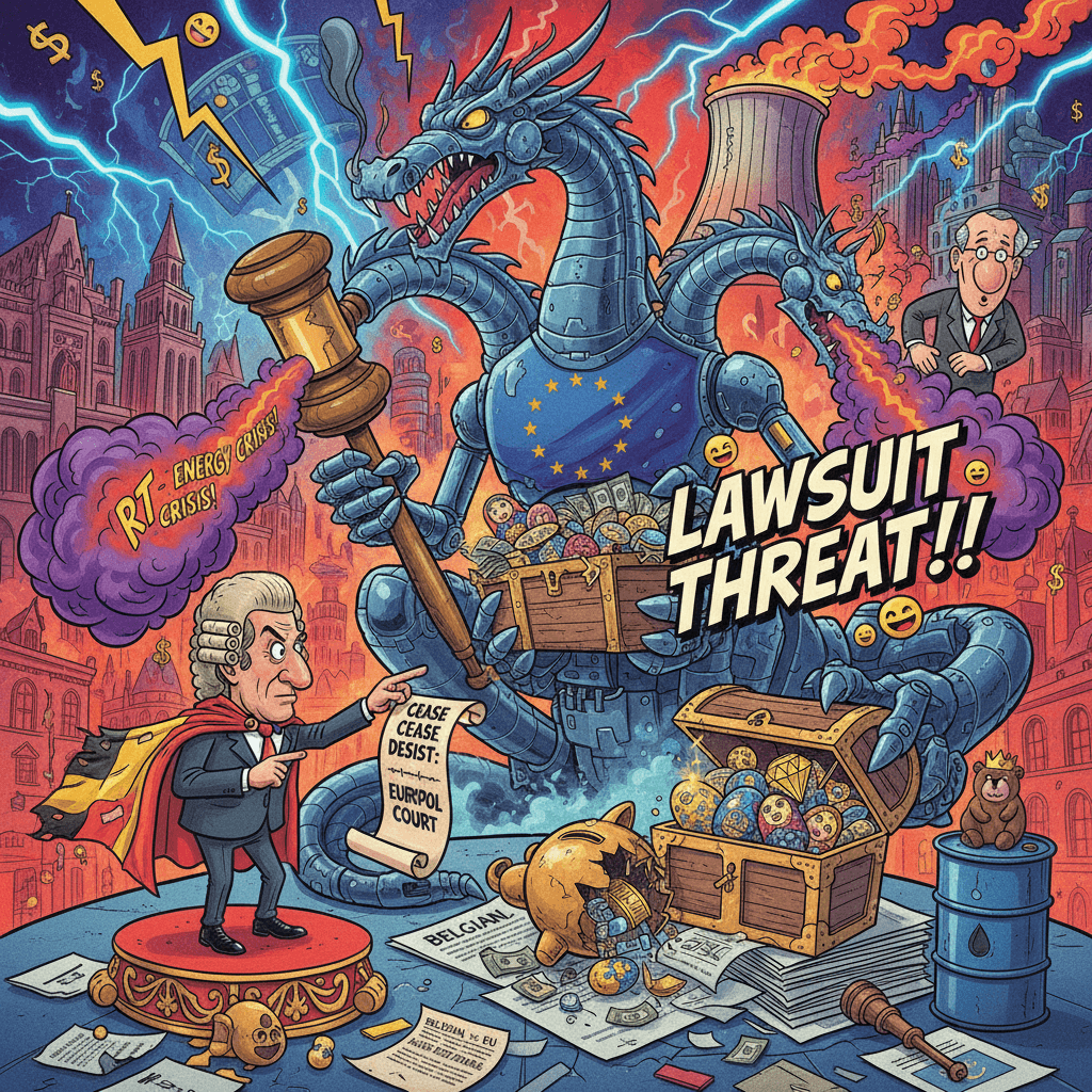 Belgian PM threatens to sue EU for legally seizing Russian assets lmao