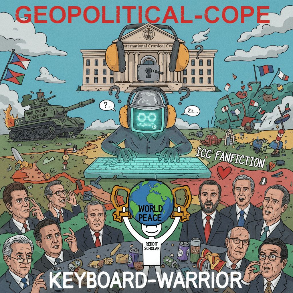 ICC stays silent (they're not) - another reddit scholar solves world peace