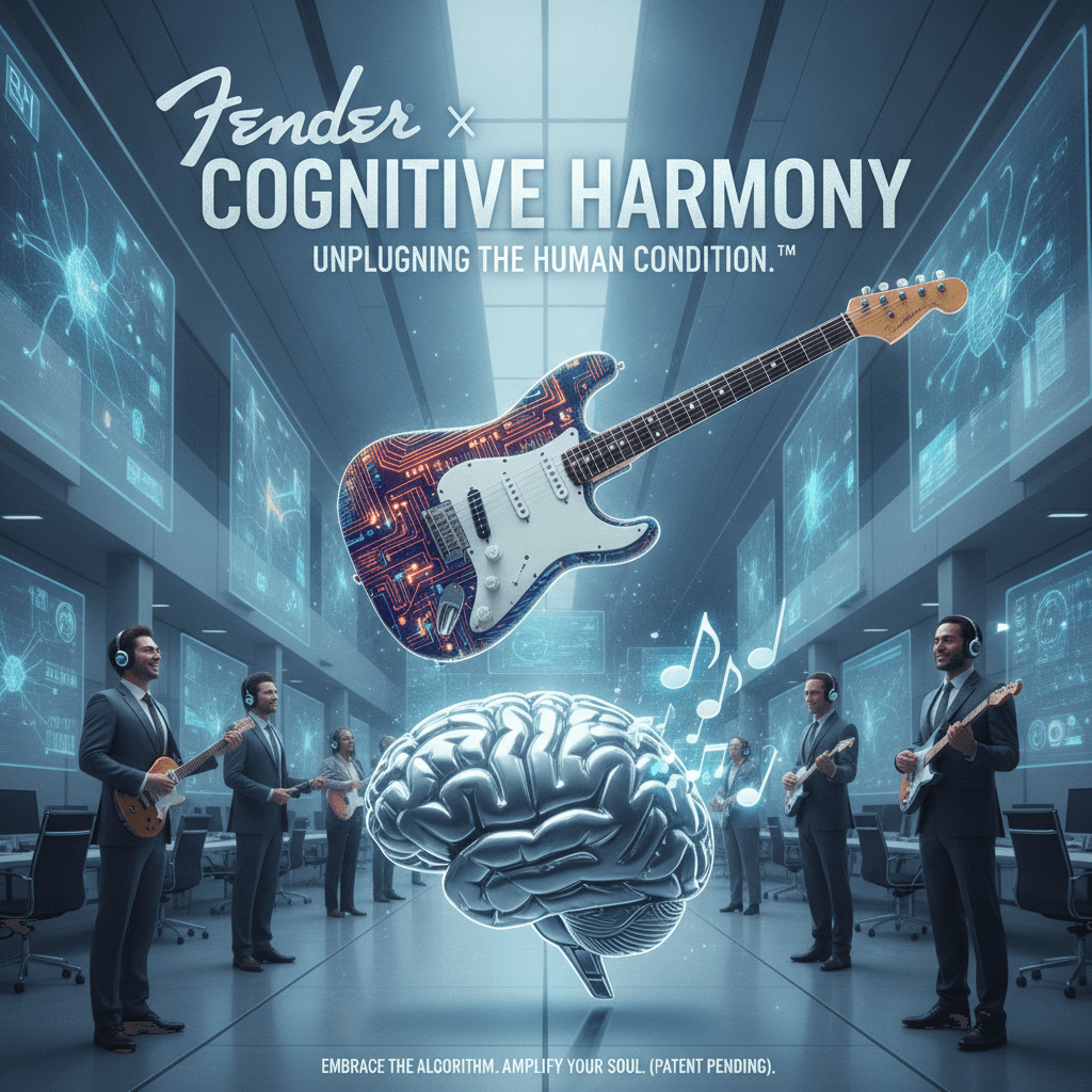 Fender discovers AI exists, immediately makes it inspirational
