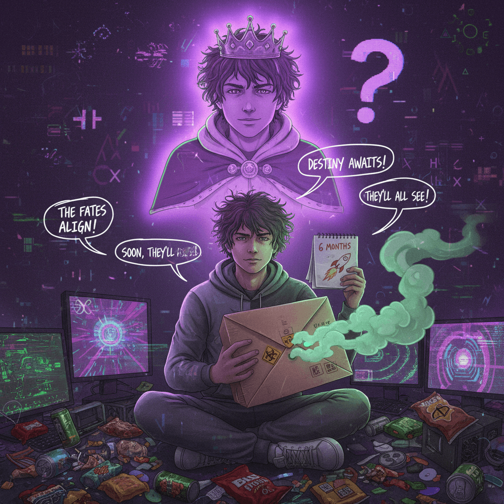 local streamer receives sus mail, vaguely threatens success in 6mo