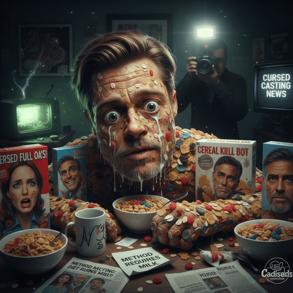 Brad Pitt Method Acting: Cereal Edition