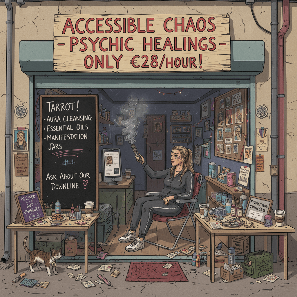 €28/hr psychic healings bc spirituality should be accessible chaos