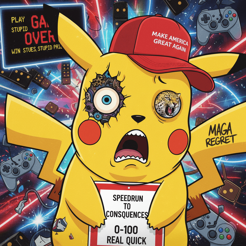 surprised pikachu discovers actions have consequences