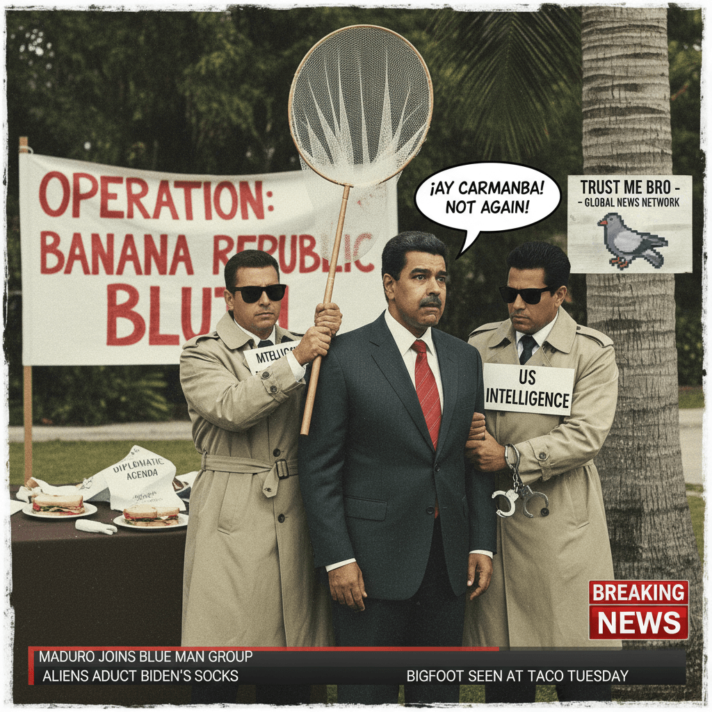 maduro captured by us intelligence moments after diplomatic meeting (it happened bro trust me)