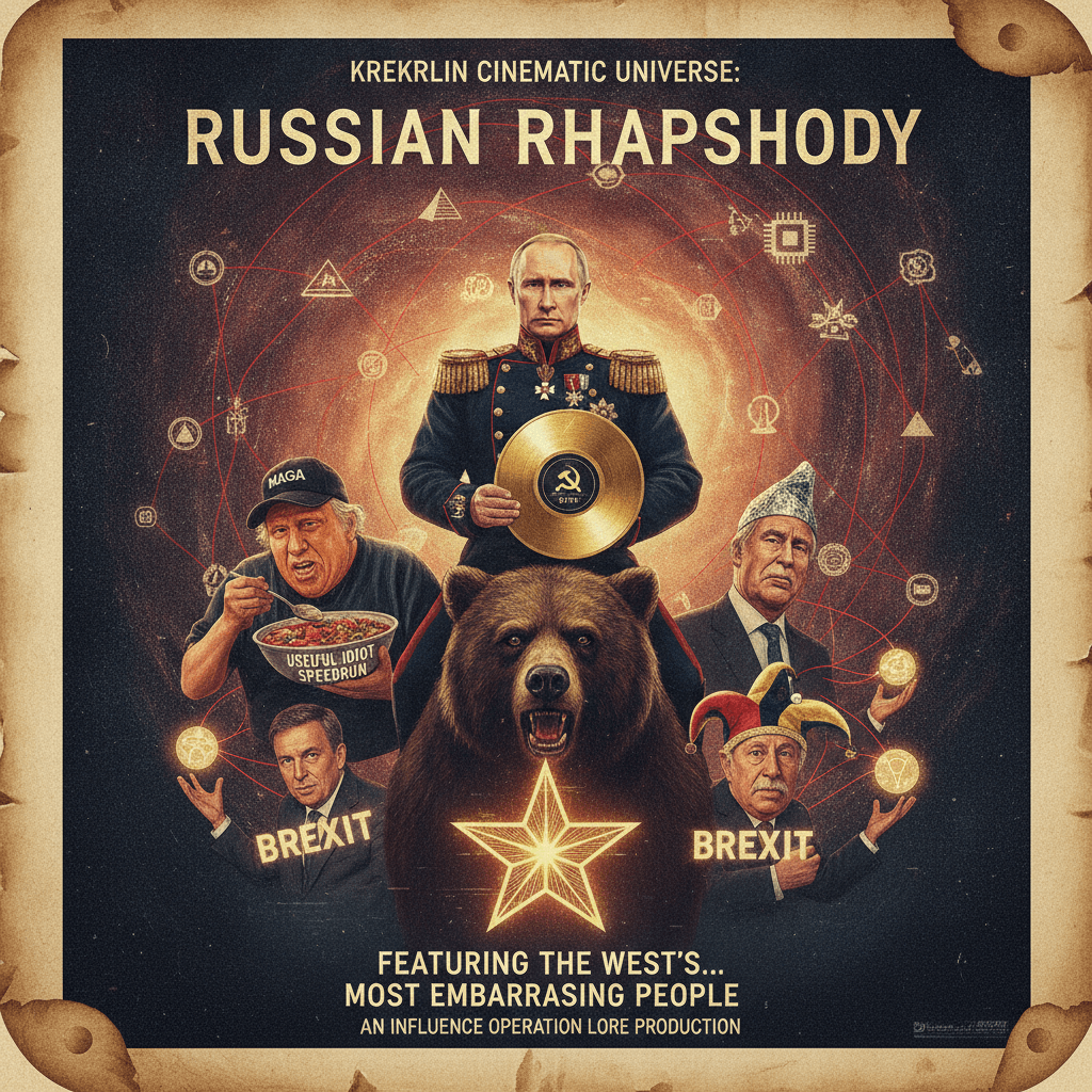 Russia's greatest hits ft. the west's most embarrassing people