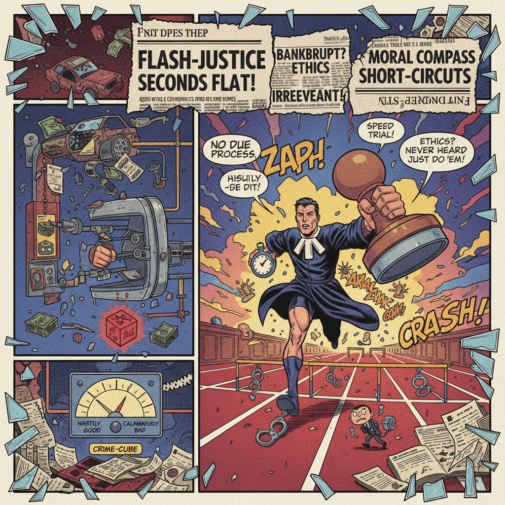 One crime per sentence—efficiency meets moral bankruptcy