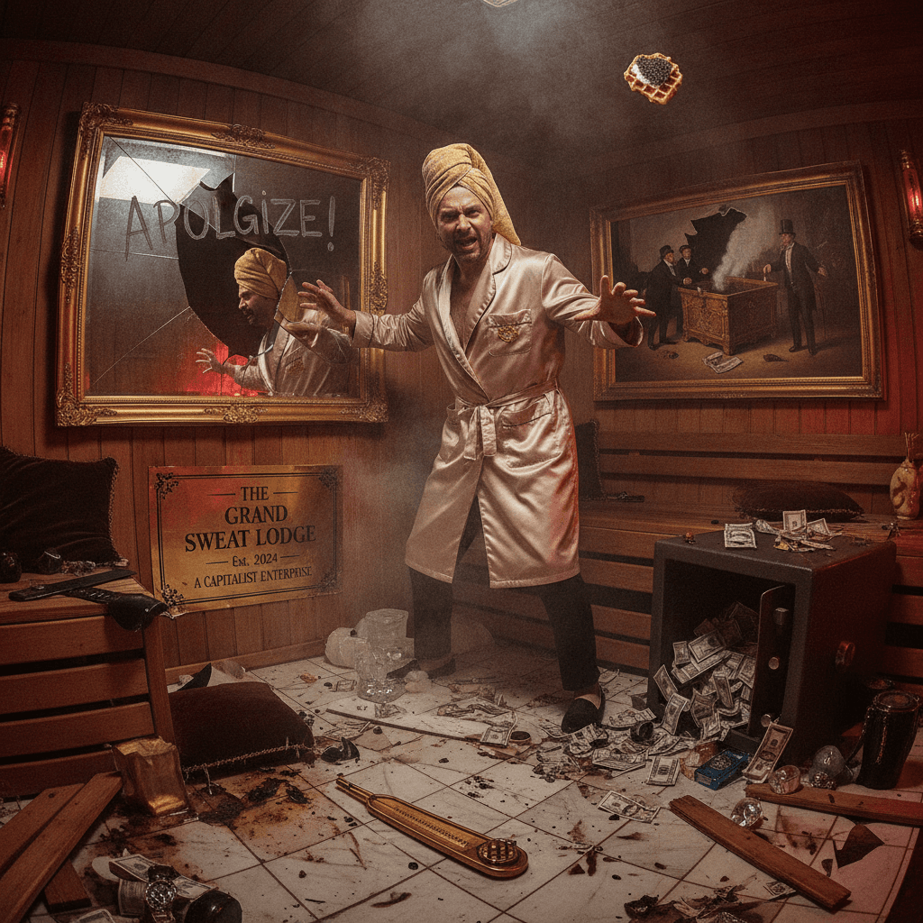 Rich person discovers saunas are just hot boxes, demands apology from capitalism