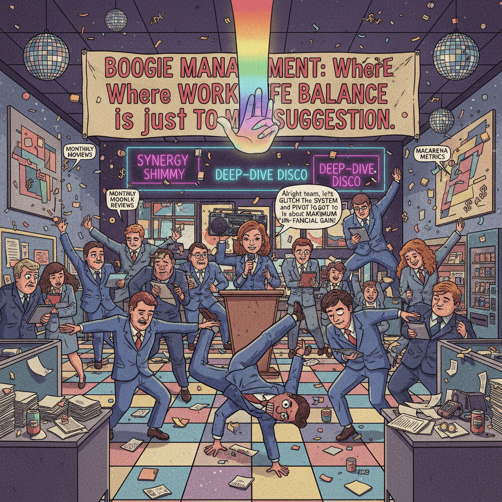boogie management: the only HR policy that slaps harder than the 80s