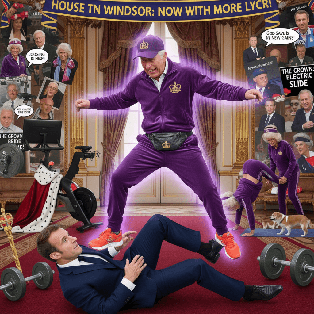King Charles discovers athleisure, monarchy never same again
