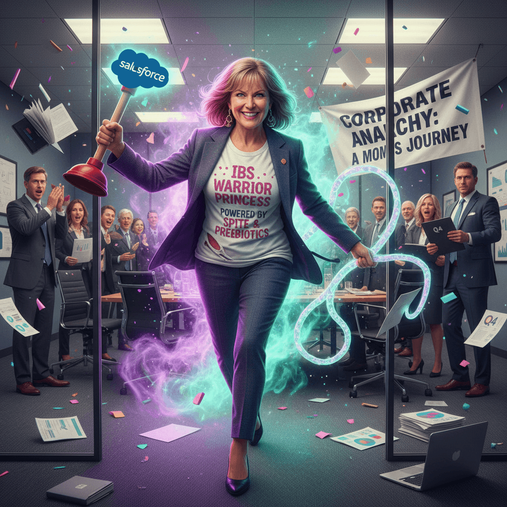 Mom guts her way into Salesforce history with sheer spite