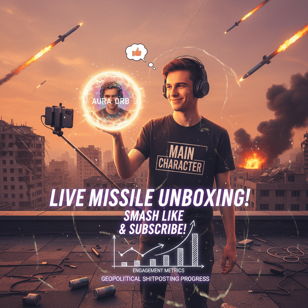 bro said 'live footage > engagement metrics' during missile crisis