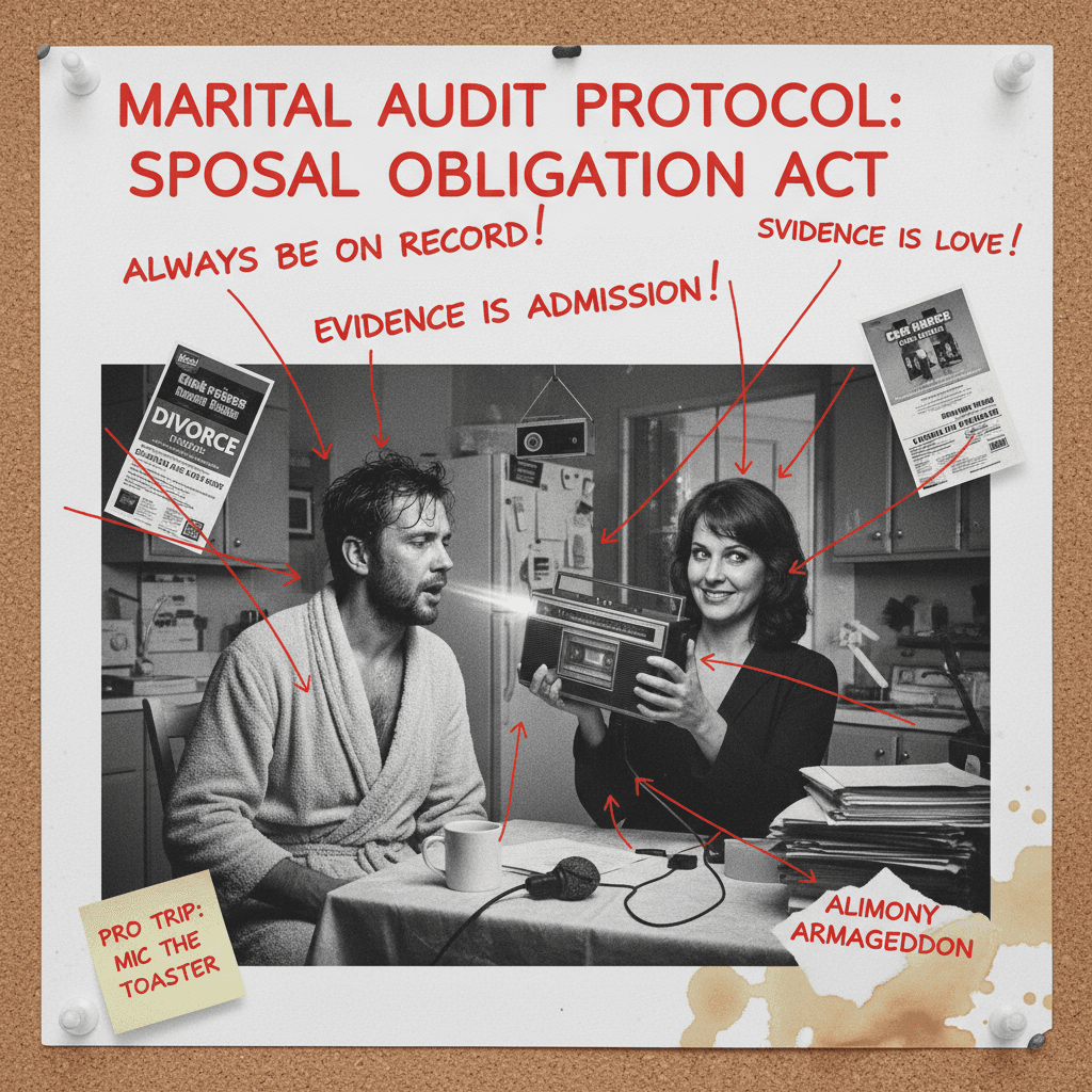 treat ur wife like she's hr recording every word lmao