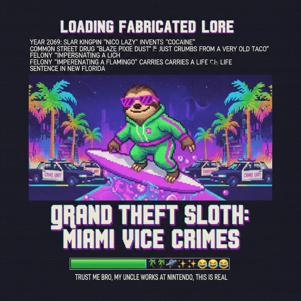 Just vibes and completely made-up felonies, no cap