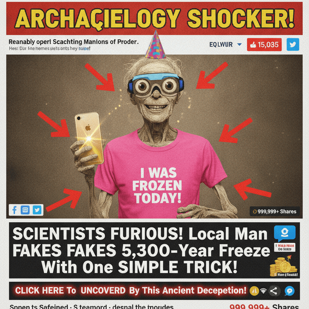 Scientists hate this one weird trick: lying about Ötzi