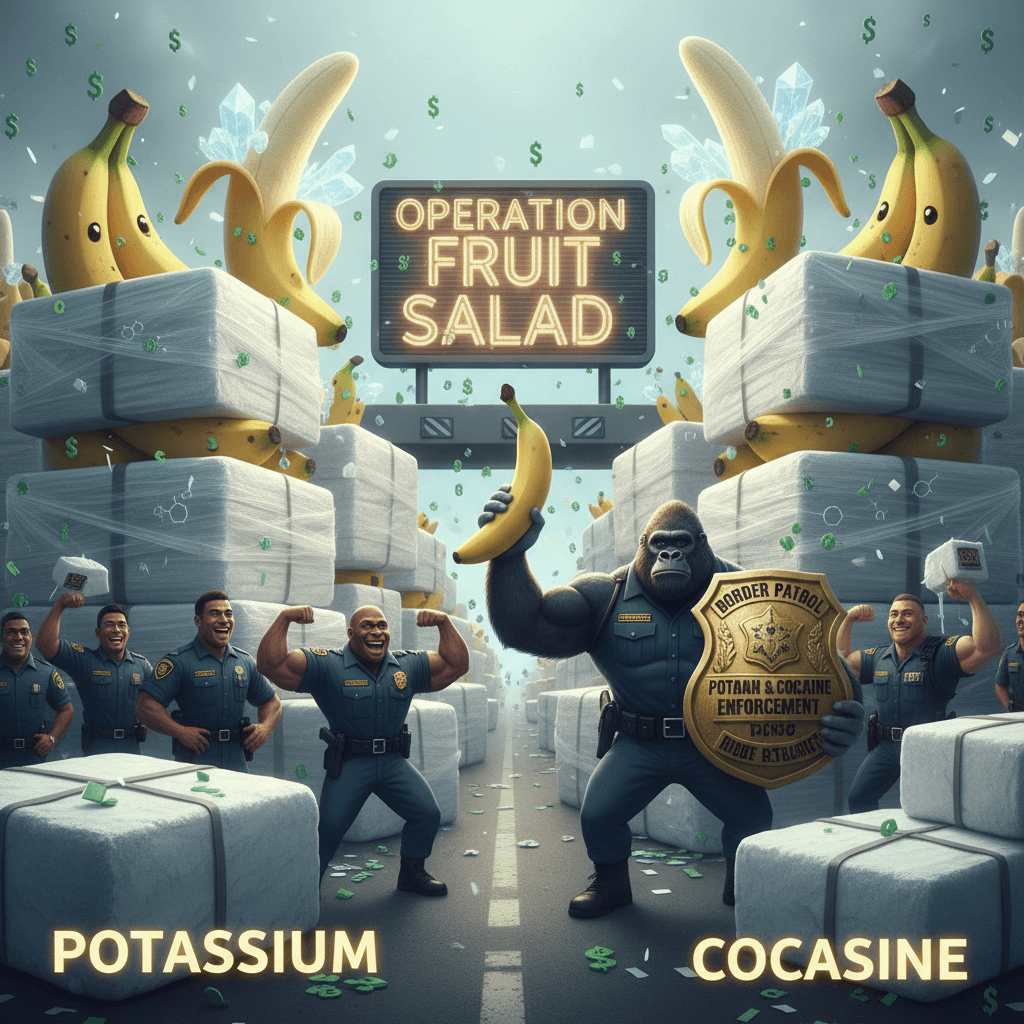 Border Force really said 'potassium AND cocaine' in this shipment