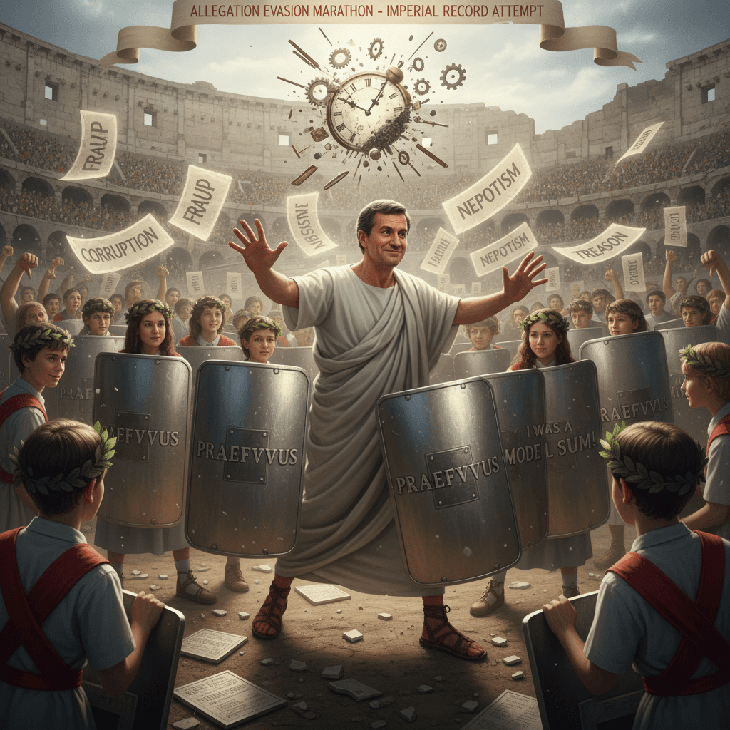 guy denies old allegations by mentioning his prefect status