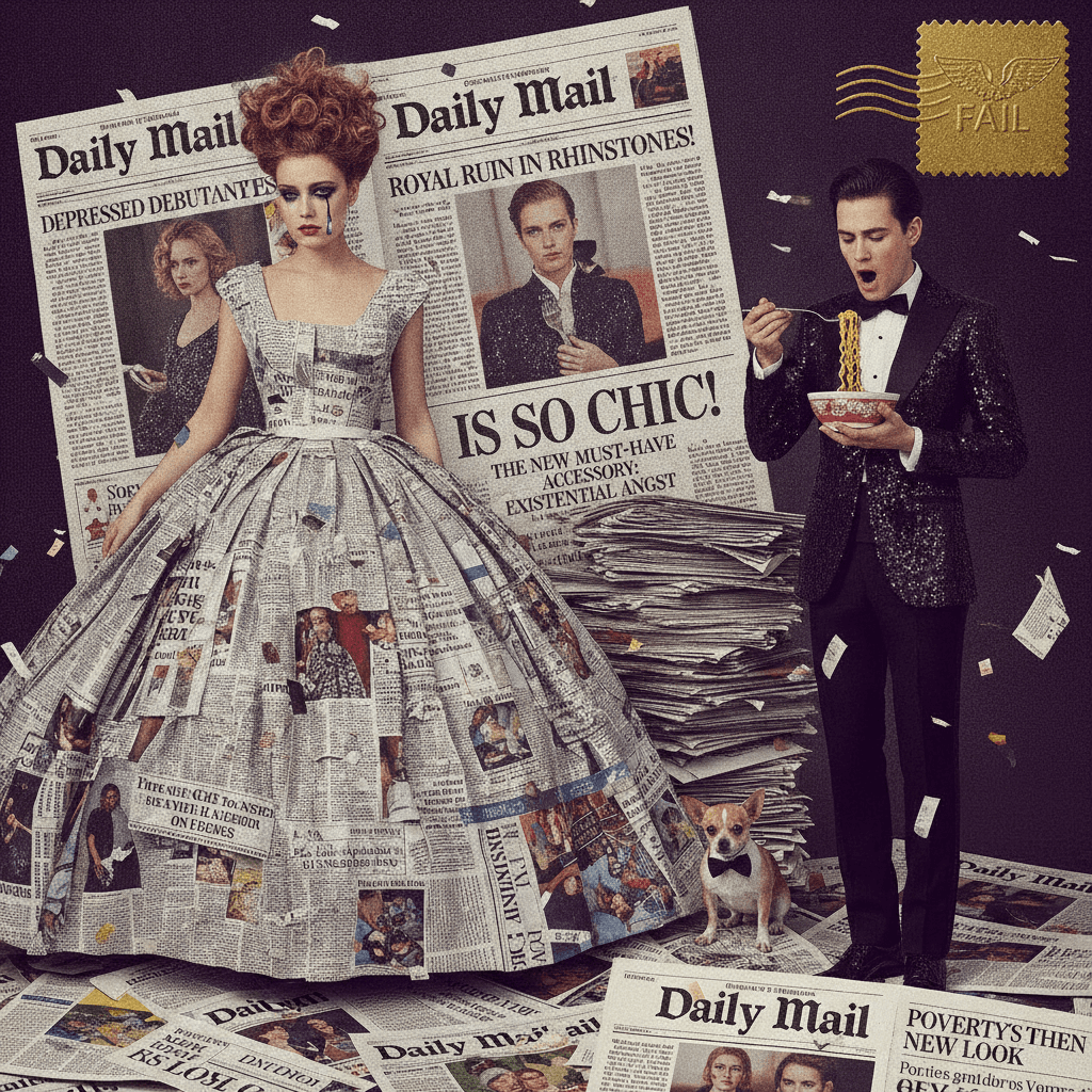 Daily Mail discovers formal wear and human suffering go together