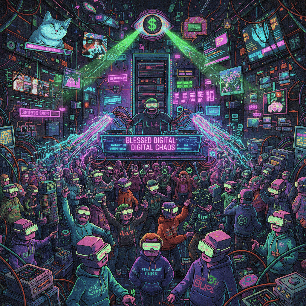 when the algorithm achieves sentience and throws a rave