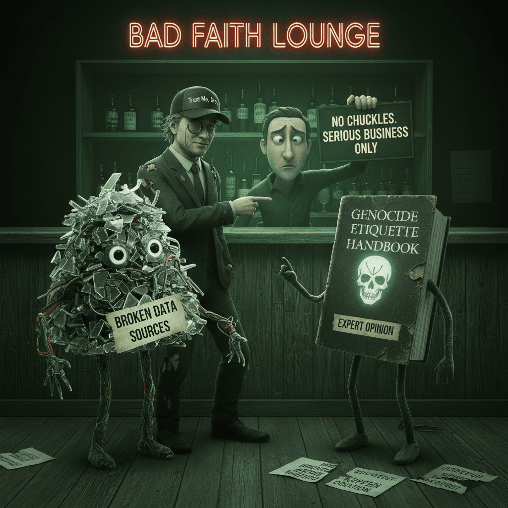 broken sources & genocide studies walk into a bar, nobody laughs