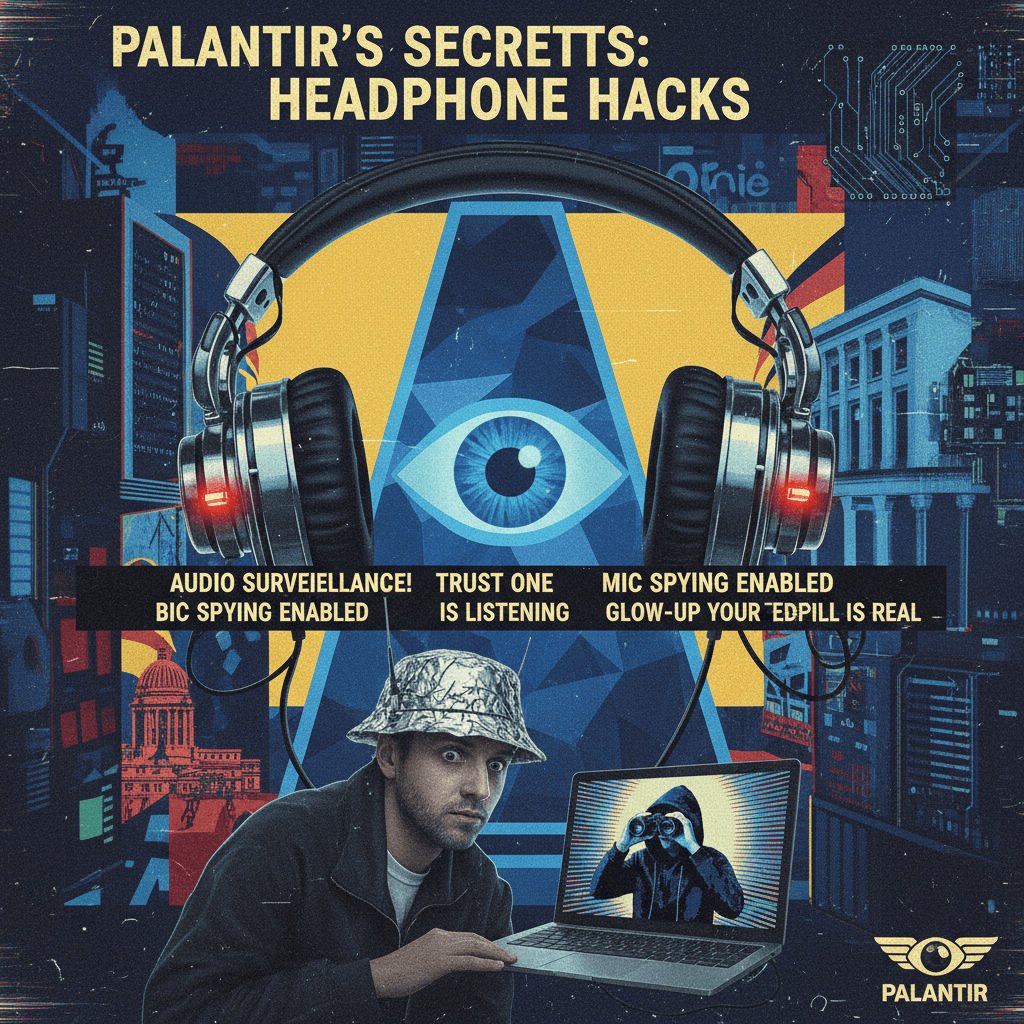 Palantir's Secrets (they're watching through your headphones)